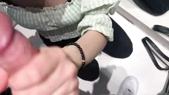 A Risque, Steamy, Hot Quickie At The Mall's Dressing Room