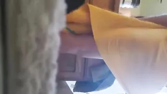 Clandestine Recording Of A Female Self-Pleasuring Act