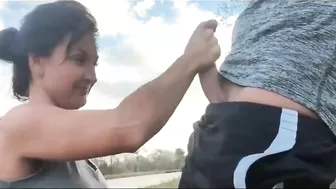 Fantastically Filthy Outdoor Oral Sex With Cum In Mouth