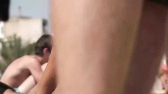 Sexy Bouncing Boobs & Luscious Curvy Asses Caught On Film At The Beach