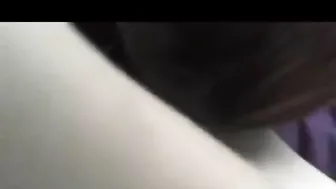 Voyeur lesbian couple licking and kissing in the car