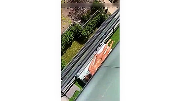 Intensely Spying My Sultry, Buxom Neighbor