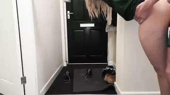 Amateur couple fucking at home while friend watches and jerks off