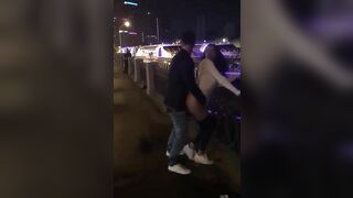 Risky Sweethearts Engage In Public Sex, Filmed By Kinky Friend