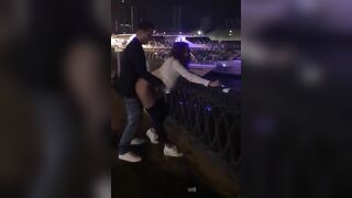 Risky Sweethearts Engage In Public Sex, Filmed By Kinky Friend