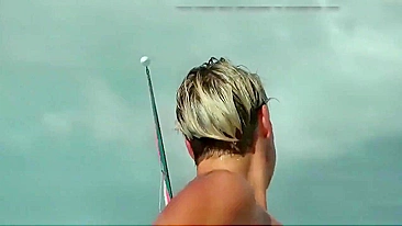 Wow! Gorgeous Huge Boobs In Real Amateur Voyeur Beach Porn Video!