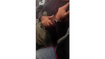 Naughty Black Wife Ecstatically Climaxes By Frisky Fingers In Airplane!