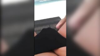 Beach voyeur compilation topless women filmed