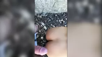 Risky Sex Under The Stars With My Lover In The Backyard