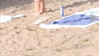 Nudists at the beach - real hot amateur voyeur beach porn video.