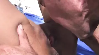 Young asian wife having sex at the beach - real public exposure and fucking in public video.