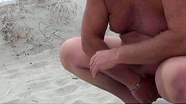 Young asian wife having sex at the beach - real public exposure and fucking in public video.