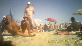 Shocking! Nudist Wife's Steamy Blowjob At Nudists' Sight Caught On Hidden Cam!