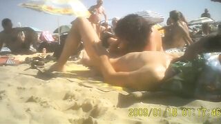 Shocking! Nudist Wife's Steamy Blowjob At Nudists' Sight Caught On Hidden Cam!