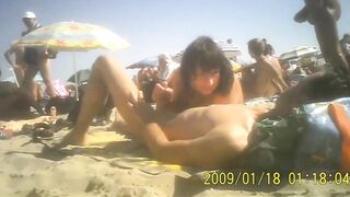 Shocking! Nudist Wife's Steamy Blowjob At Nudists' Sight Caught On Hidden Cam!