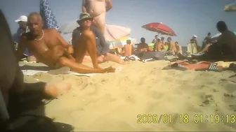 Shocking! Nudist Wife's Steamy Blowjob At Nudists' Sight Caught On Hidden Cam!
