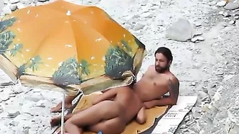 Sultry Amateur Gives Mind-Blowing Blowjob At Nudist Beach