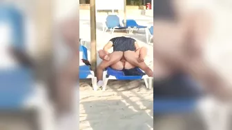 Couple Engaged In Lustful, Shameless Public Sex At The Beach