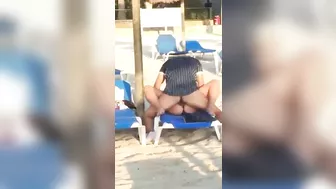 Couple Engaged In Lustful, Shameless Public Sex At The Beach
