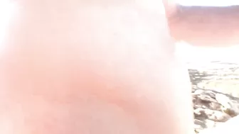 Couple fucking at the lake side - real public exposure and fucking in public video.