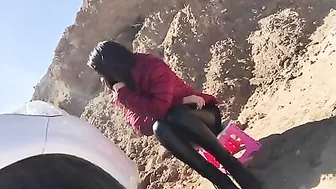 Chinese Voyeur Outdoor Blowjob and Sex