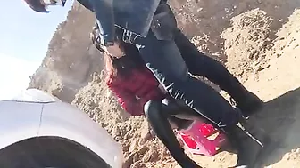 Chinese Voyeur Outdoor Blowjob and Sex