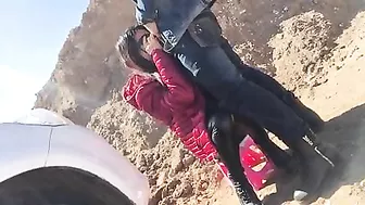 Chinese Voyeur Outdoor Blowjob and Sex