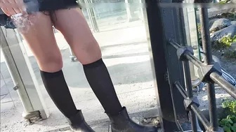 Intimate, Sultry Girl In Erotic Stockings Secretly Captured On Camera