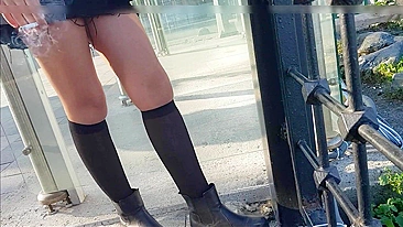 Intimate, Sultry Girl In Erotic Stockings Secretly Captured On Camera