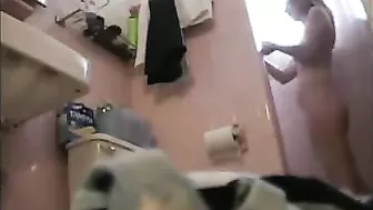 Shockingly, Found Hot Mama Pleasuring Self In Shower!