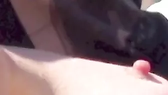 Topless Lady at the Beach Filmed