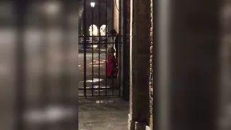 Voyeur hidden camera caught a girl giving blowjob to stranger in public