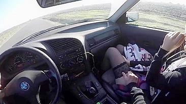 Sleazy Guy Picks Up A Naughty Coed And Ravishes Her In The Vehicle