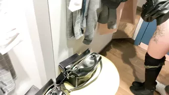 Amateur couple fast public sex in the dressing room afraid to get caught Amateur couple fast public sex in the dressing room afraid to get caught