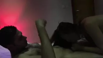 Mature Thai woman fucking with client at Thai massage spa