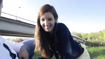 Sneaky, Steamy Outdoor Chat With Naughty Partner On Webcam