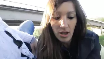 Sneaky, Steamy Outdoor Chat With Naughty Partner On Webcam