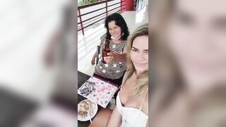 She wears no panties in front of her mother