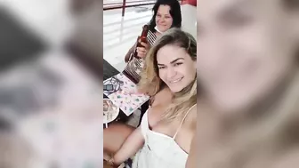 She wears no panties in front of her mother She wears no panties in front of her mother