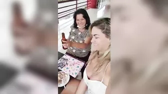 She wears no panties in front of her mother