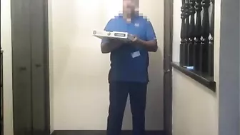 Fat pizza man gets a blowjob from a young girl for free pizza