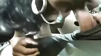 Mature Italian hooker gives a quick oral blowjob and but not swallow