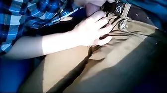 Cute Girl Gives Head to Stranger in Train