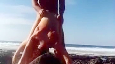 Passionate And Forbidden Sex At The Secluded Beach!