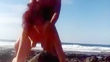 Passionate And Forbidden Sex At The Secluded Beach!