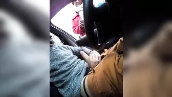 Sleazy Guy Enjoys Oral Sex From Female Stranger In Dirty Car Rendezvous