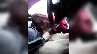 Sleazy Guy Enjoys Oral Sex From Female Stranger In Dirty Car Rendezvous