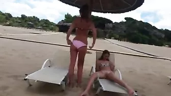Super-Horny, Naughty Beach Babes Masturbating And Teasing, Oh My!