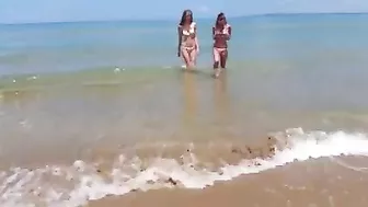 Super-Horny, Naughty Beach Babes Masturbating And Teasing, Oh My!