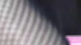 Voyeur candid camera filming woman at airport wearing no panties under dress